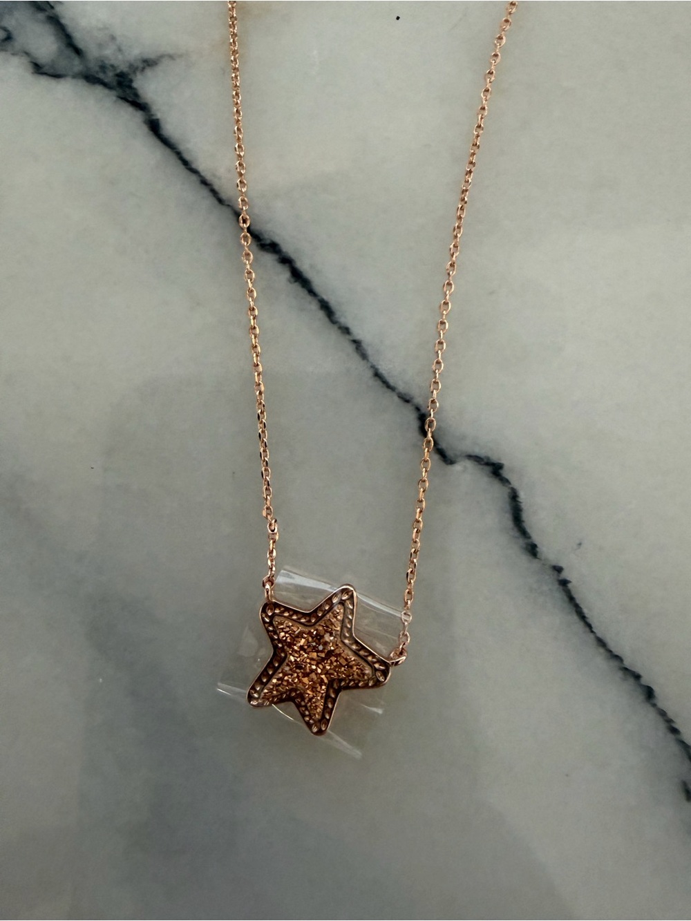 Kendra Scott Rose Gold Star Pendant Necklace - Elegant Women’s Jewelry
